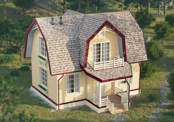 Docke STANDARD Софит перфорированный (Пломбир)
